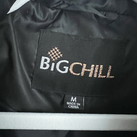 BIG CHILL Black Puffer Vest - Medium - Picture 3 of 3